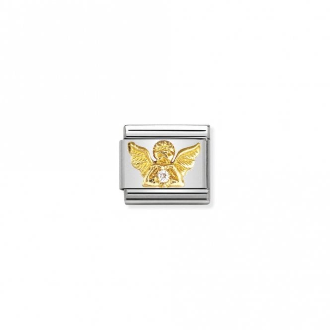 Classic Gold CZ Angel Fashion & Fun Charms