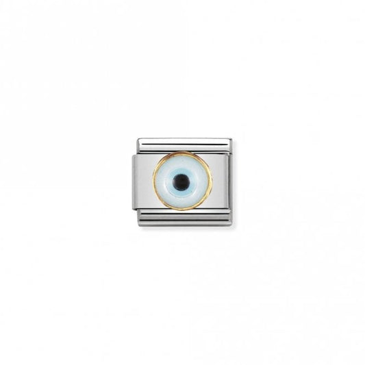 Classic Gold Greek Eye Stone Sparkly Charms