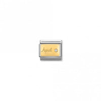 Classic Gold April Diamond Birthday & Birthstone Charms