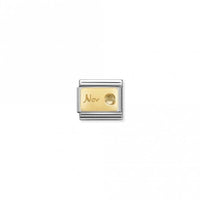 Classic Gold November Citrine Birthday & Birthstone Charms