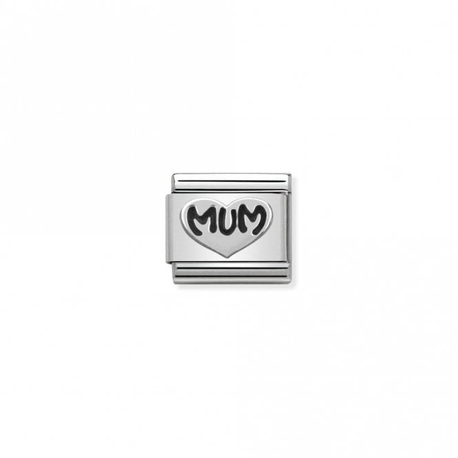 Classic Silver Mum Heart Friends & Family Charms