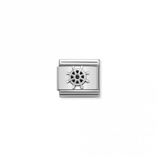 Classic Silver Boat Wheel Sports & Hobbies Charms