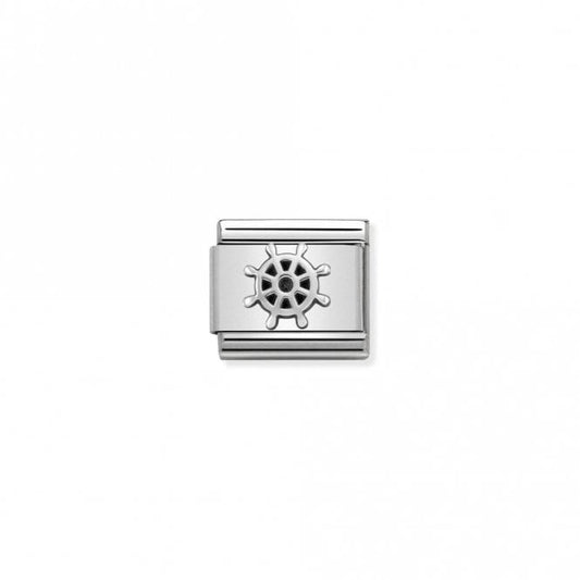 Classic Silver Boat Wheel Sports & Hobbies Charms