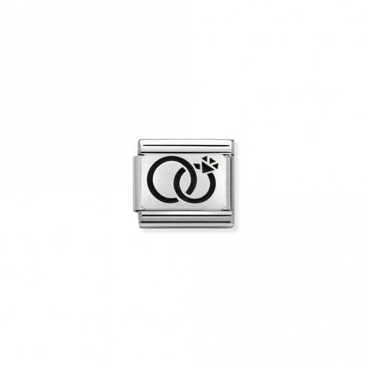 Classic Silver Wedding Rings Wedding & Anniversary Charms