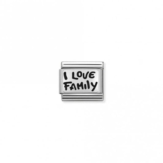 Classic Silver I Love Family Friends & Family Charms