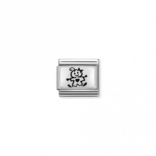 Classic Silver Baby Girl Friends & Family Charms