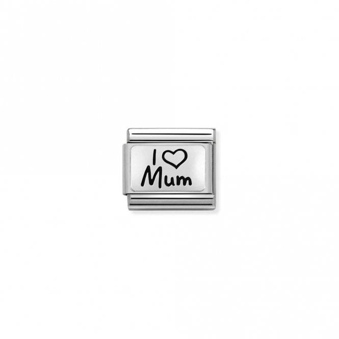 Classic Silver I Love Mum Friends & Family Charms