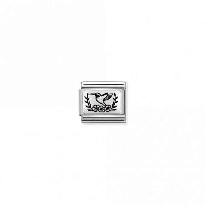 Classic Silver Colibri Flowers & Nature Charms