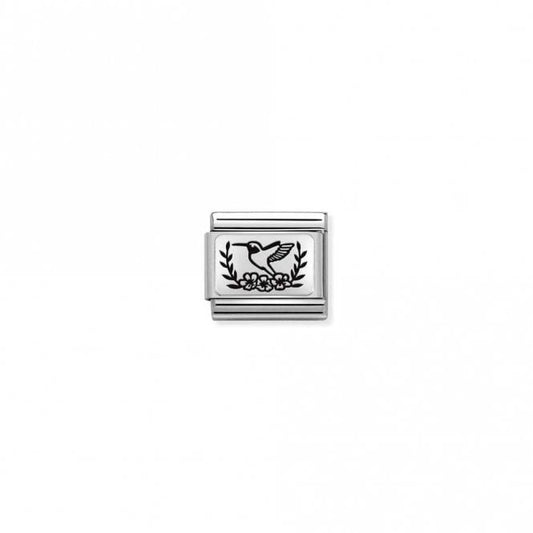 Classic Silver Colibri Flowers & Nature Charms