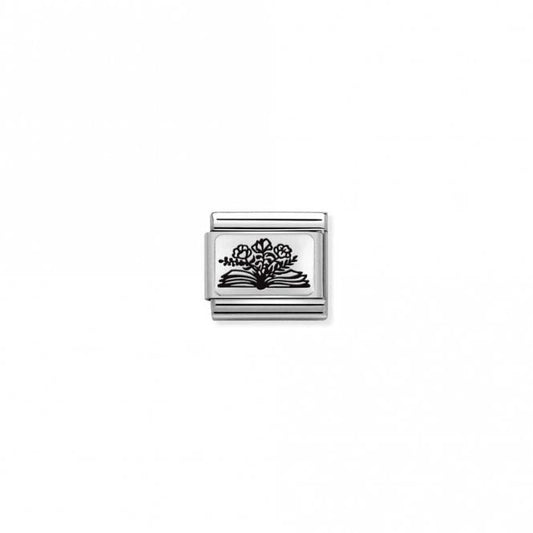 Classic Silver Book Flowers & Nature Charms