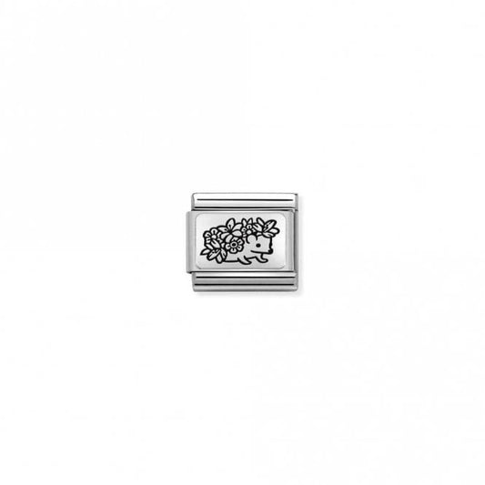 Classic Silver Hedgehog Flowers & Nature Charms