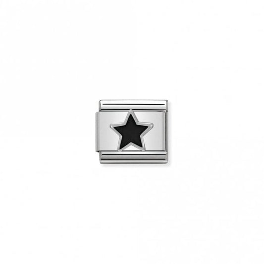 Classic Silver Black Star Fairytale & Fantasy Charms