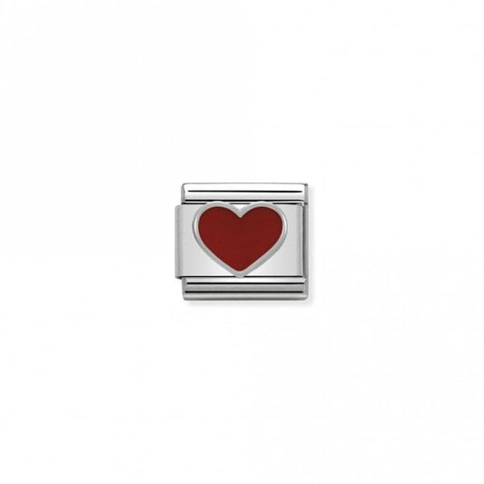 Classic Silver Red Heart Love & Hearts Charms