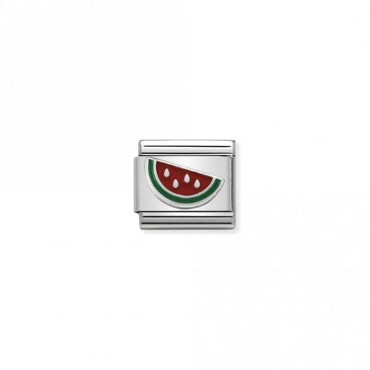 Classic Silver Watermelon Food & Drink Charms