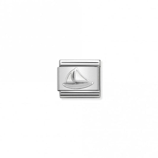 Classic Silver Sail Boat Sports & Hobbies Charms