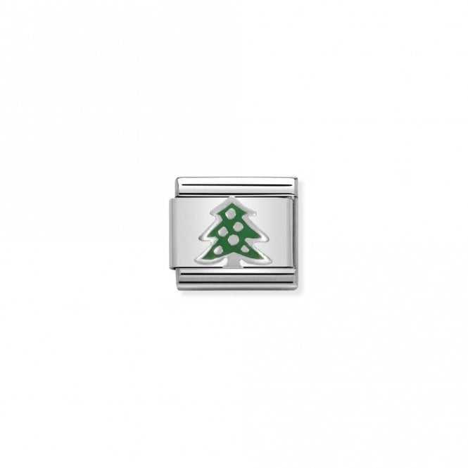 Classic Silver Christmas Tree Christmas Charms