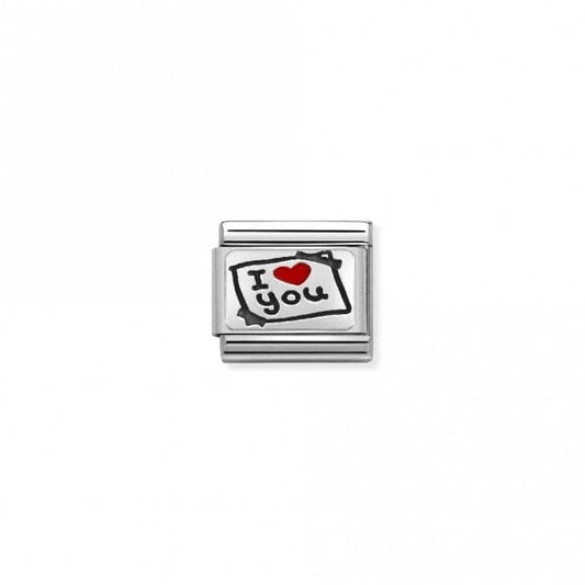 Classic Silver I Love You Card Love & Hearts Charms