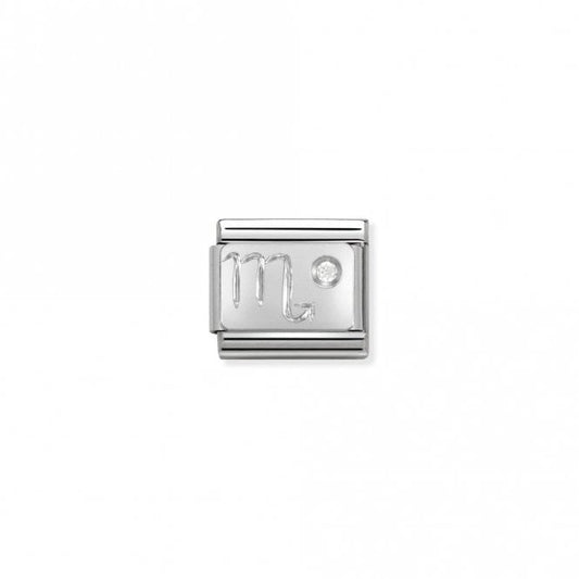 Classic Silver CZ Scorpio Zodiac Charms