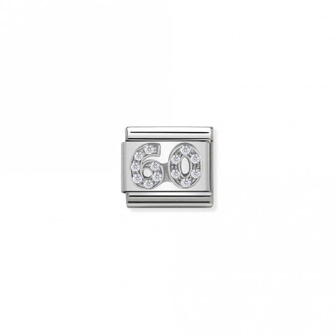 Classic Silver 60 Number Charms