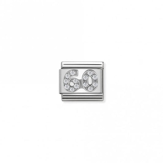 Classic Silver 60 Number Charms