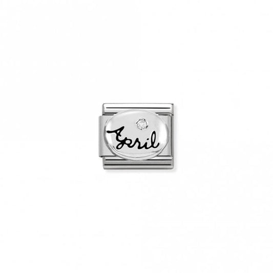 Classic Silver April Diamond Birthday & Birthstones Charms