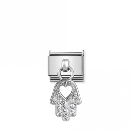 Classic Silver Hand Of Fatima Faith & Religion Charms