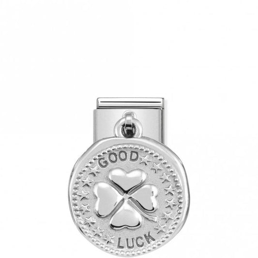 Classic Silver Good Luck Good Luck Pendant Charms