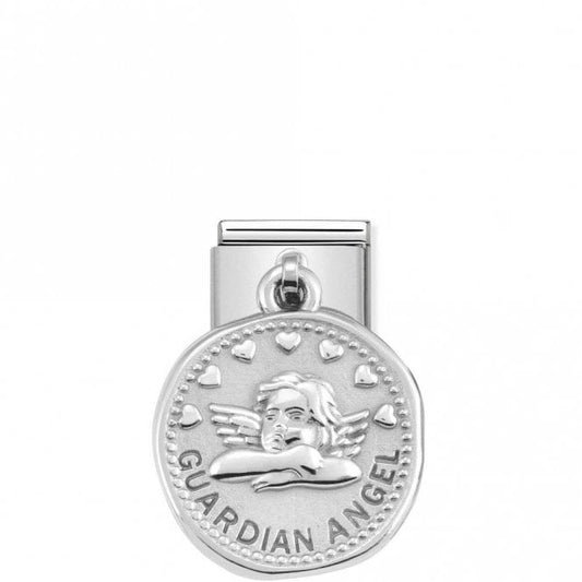 Classic Silver Guardian Angel Fairytale & Fantasy Pendant Charms