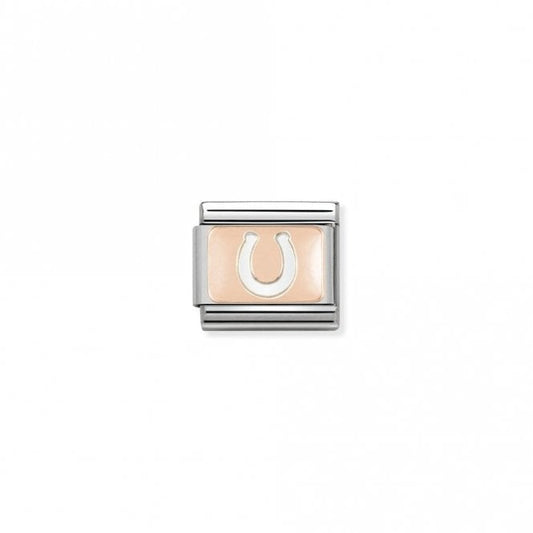 Classic Rose Gold Horseshoe Good Luck Charms