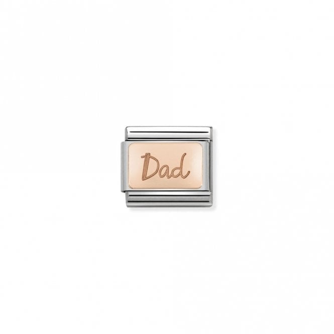 Classic Rose Gold Dad Friends & Family Charms