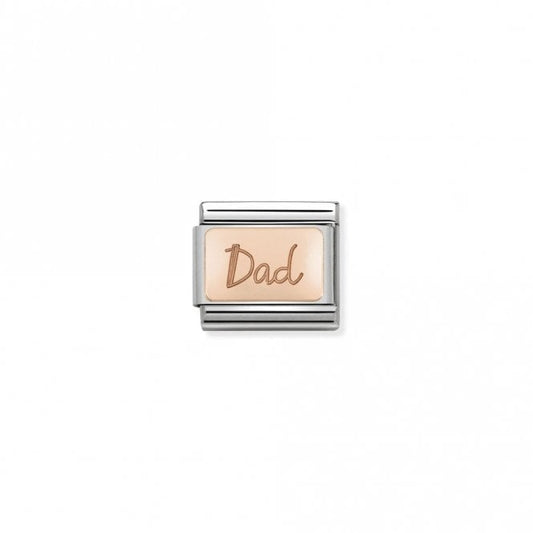 Classic Rose Gold Dad Friends & Family Charms
