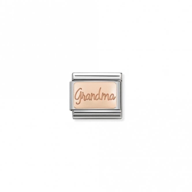 Classic Rose Gold Grandma Friends & Family Charms