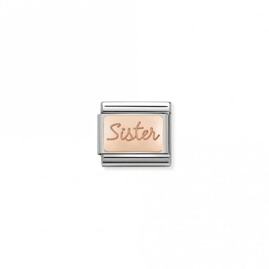 Classic Rose Gold Sister Friends & Family Charms