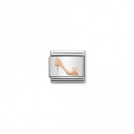 Classic Rose Gold Heel Shoe Fashion & Fun Charms
