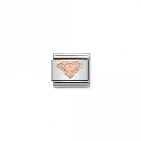 Nomination Classic Rose Gold Brilliant Diamond Fashion & Fun Charm