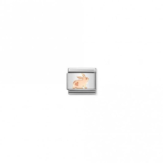 Classic Rose Gold Rabbit Animals Charms