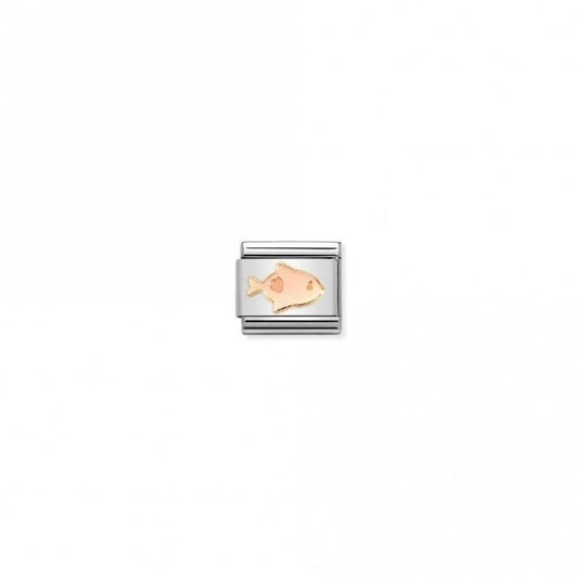 Classic Rose Gold Fish Animals Charms