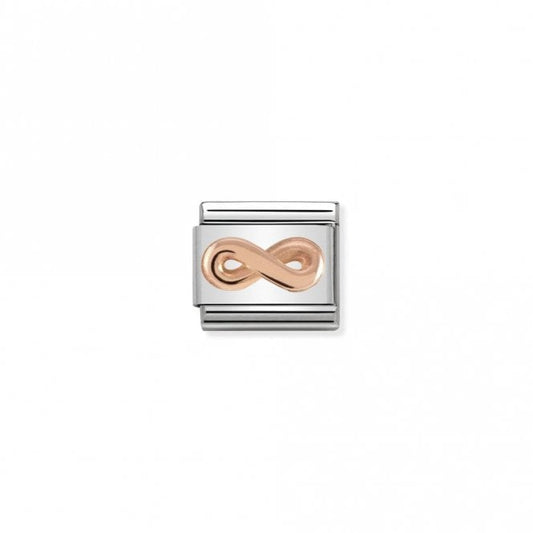 Classic Rose Gold Infinity Love & Hearts Charms