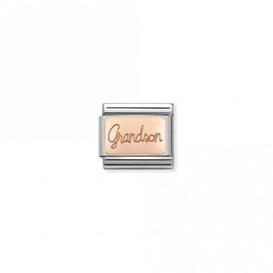 Nomination Classic Rose Gold Grandson Friends & Family Charm