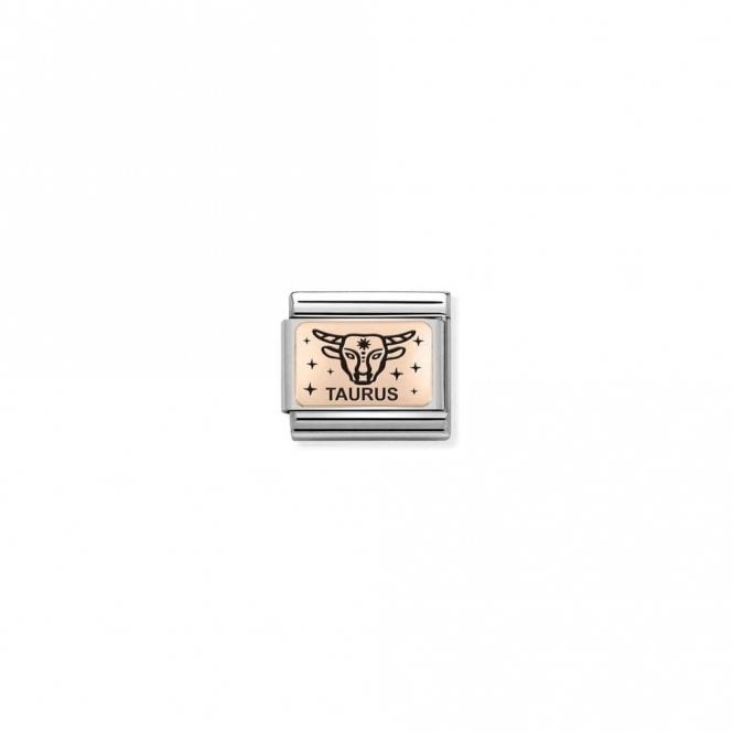 Classic Rose Gold Star-Sign Taurus Zodiac Charms
