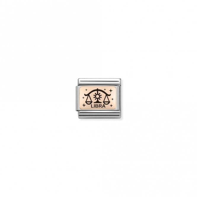 Classic Rose Gold Star-Sign Libra Zodiac Charms