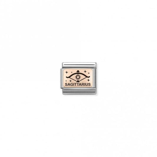 Classic Rose Gold Star-Sign Sagittarius Zodiac Charms