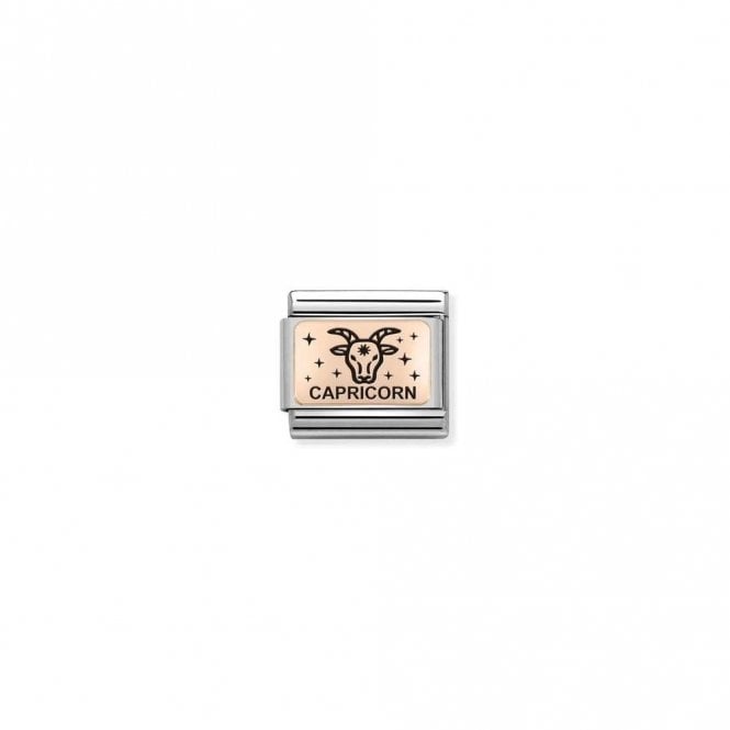 Classic Rose Gold Star-Sign Capricorn Zodiac Charms