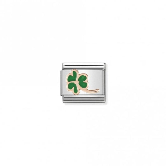 Classic Rose Gold Shamrock Good Luck Charms
