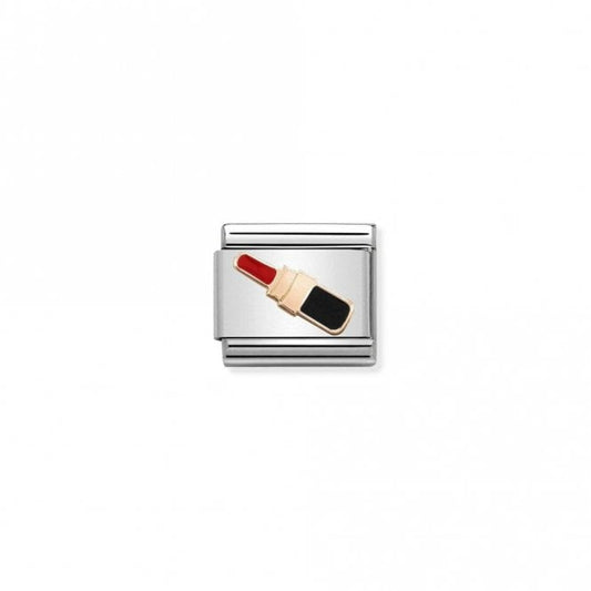 Classic Rose Gold Lipstick Fashion & Fun Charms