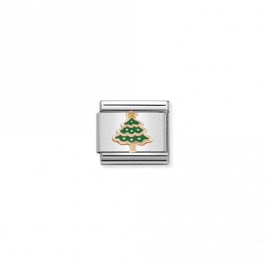 Classic Rose Gold Christmas Tree Christmas Charms