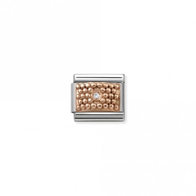 Classic Rose Gold CZ Pebbles Fashion & Fun Charms