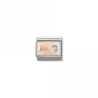 Classic Rose Gold March Aquamarine Birthday & Birthstones Charms