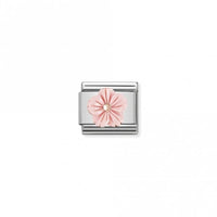 Classic Rose Gold Flower in Rose Coral Flowers & Nature Charms