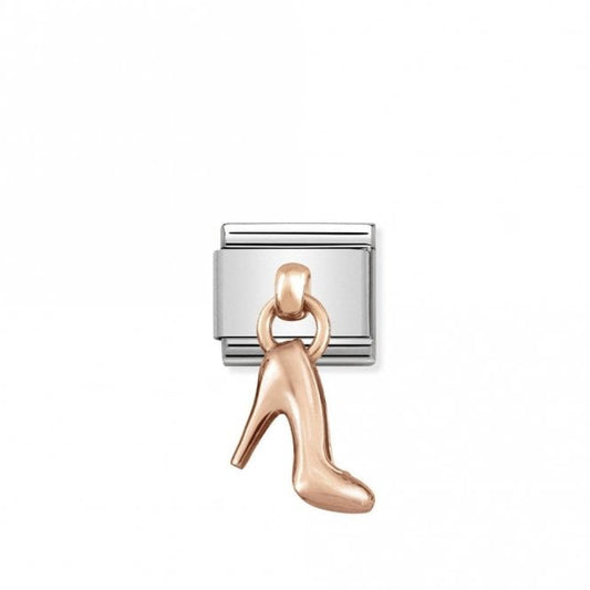 Classic Rose Gold Stiletto Fashion & Fun Charms
